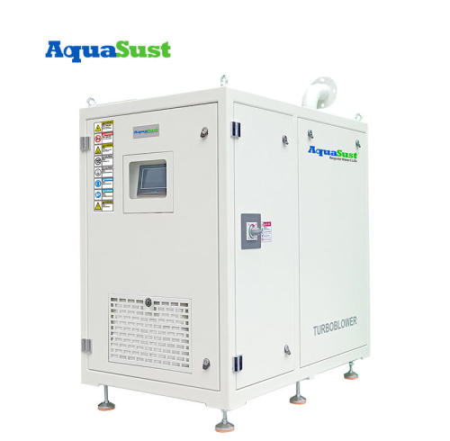 Sopladores de suspensión neumática turbo de alta presión y bajo consumo, sin aceite, de 50 hp y 37 kW, para suministro de agua y alcantarillado.
