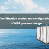Two filtration modes and configurations of MBR process design