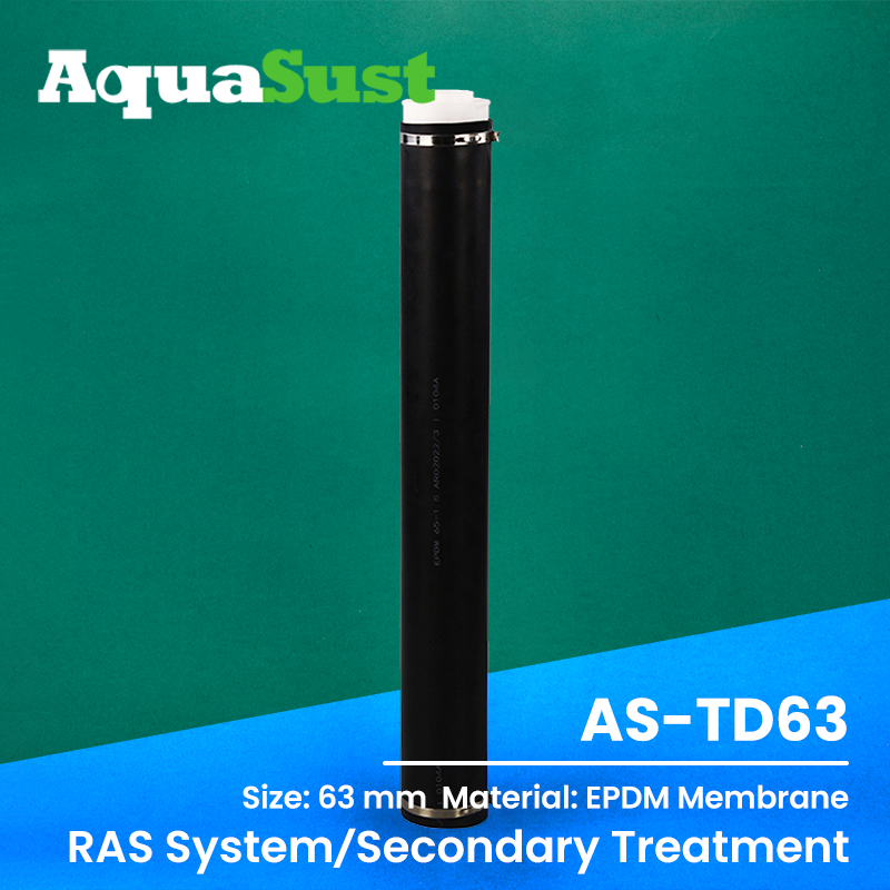 tube diffuser for Municipal & Hospital Wastewater Secondary Treatment