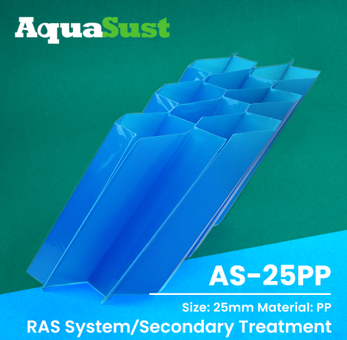 Customized Tube Settler AS-25PP | 25mm Lamella Settler for Flexibility and scalability | For Municipal & Hospital Wastewater Secondary Treatment