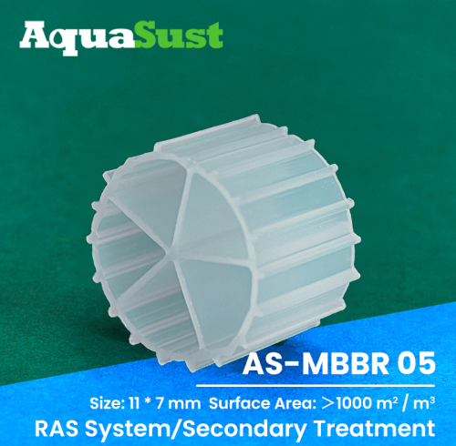 Manufacturer MBBR Media AS-MBBR05 |Wholesale Small Footprint MBBR Bio Media for Industrial Wastewater Treatment.