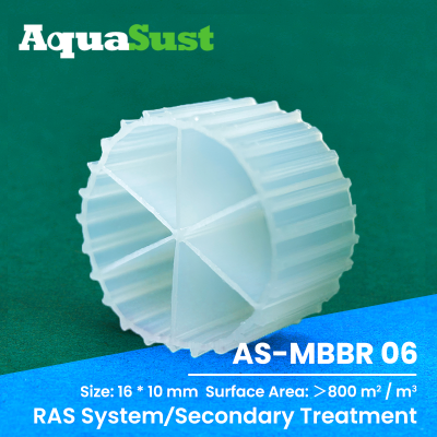 AS-MBBR06 MBBR Bio Carrier For Dairy Wastewater Secondary Treatment
