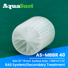 AS-MBBR40 MBBR Media For Chemical industry wastewater Secondary Treatment