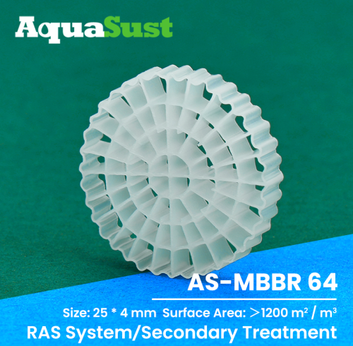 Design MBBR Media AS-MBBR64 | Manufacturer Corrosion Resistance MBBR For Municipal Wastewater Treatment Plant.