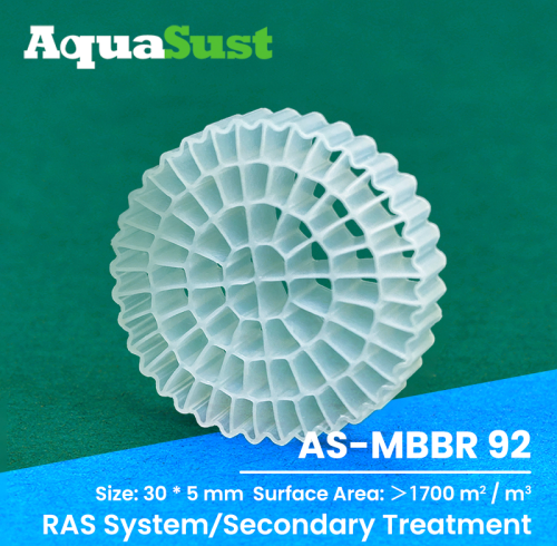 MBBR Media AS-MBBR92 | Manufacturer Corrosion Resistance MBBR For Shrimp Farming
