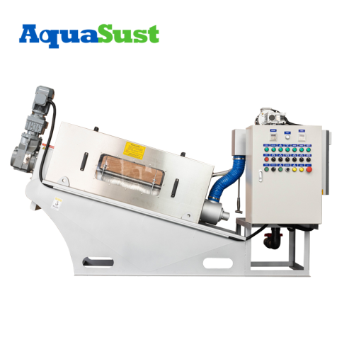 Dewatering Screw Press AS-NH201 | Customized Sludge Dewatering Screw Press For Industrial Wastewater Treatment