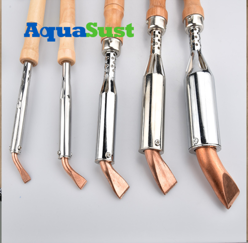 Pistola de soldadura combinada de precisión y eficiencia para sedimentador tubular.