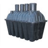El mejor tanque séptico biológico aeróbico negro para uso industrial y residencial con fines de tratamiento de aguas residuales.
