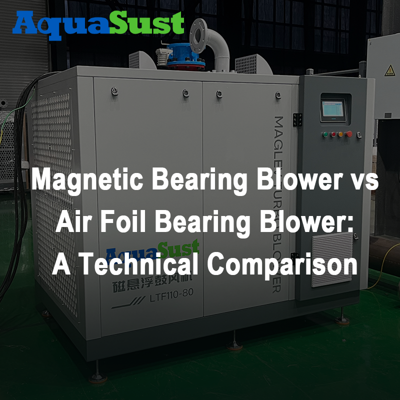Soplador de cojinetes magnéticos vs. soplador de cojinetes de lámina de aire: Una comparación técnica