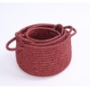 Wholesale country style polyester webbing basket | sturdy and durable | desktop storage small items | personalized customization