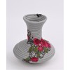 Wholesale Embroidered Elegant Polyester Ribbon Vase | Customizable in Multiple Styles | Antibacterial and Anti-mildew | Custom