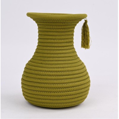 Wholesale modern twisted polyester webbing vase | quick dry waterproof | table decorations | handmade custom