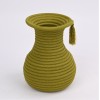 Wholesale modern twisted polyester webbing vase | quick dry waterproof | table decorations | handmade custom