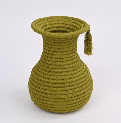 Wholesale modern twisted polyester webbing vase | quick dry waterproof | table decorations | handmade custom