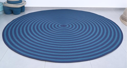 Wholesale round harmony polyester webbing rug | not easy to fade | outdoor venues | factory direct sales