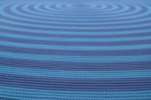 Wholesale round harmony polyester webbing rug | not easy to fade | outdoor venues | factory direct sales