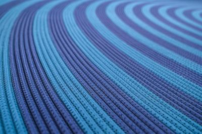 Wholesale round harmony polyester webbing rug | not easy to fade | outdoor venues | factory direct sales