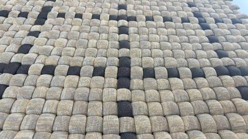 Customized Multicolor Polyester Woven Rubber Tube Carpet | Anti-slip | Adjustable Thickness | Commercial Places | Supplier