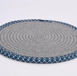 Wholesale Roll Woven Placemats | Made of High Quality Polyester Braided Rope | Antibacterial | Exporter