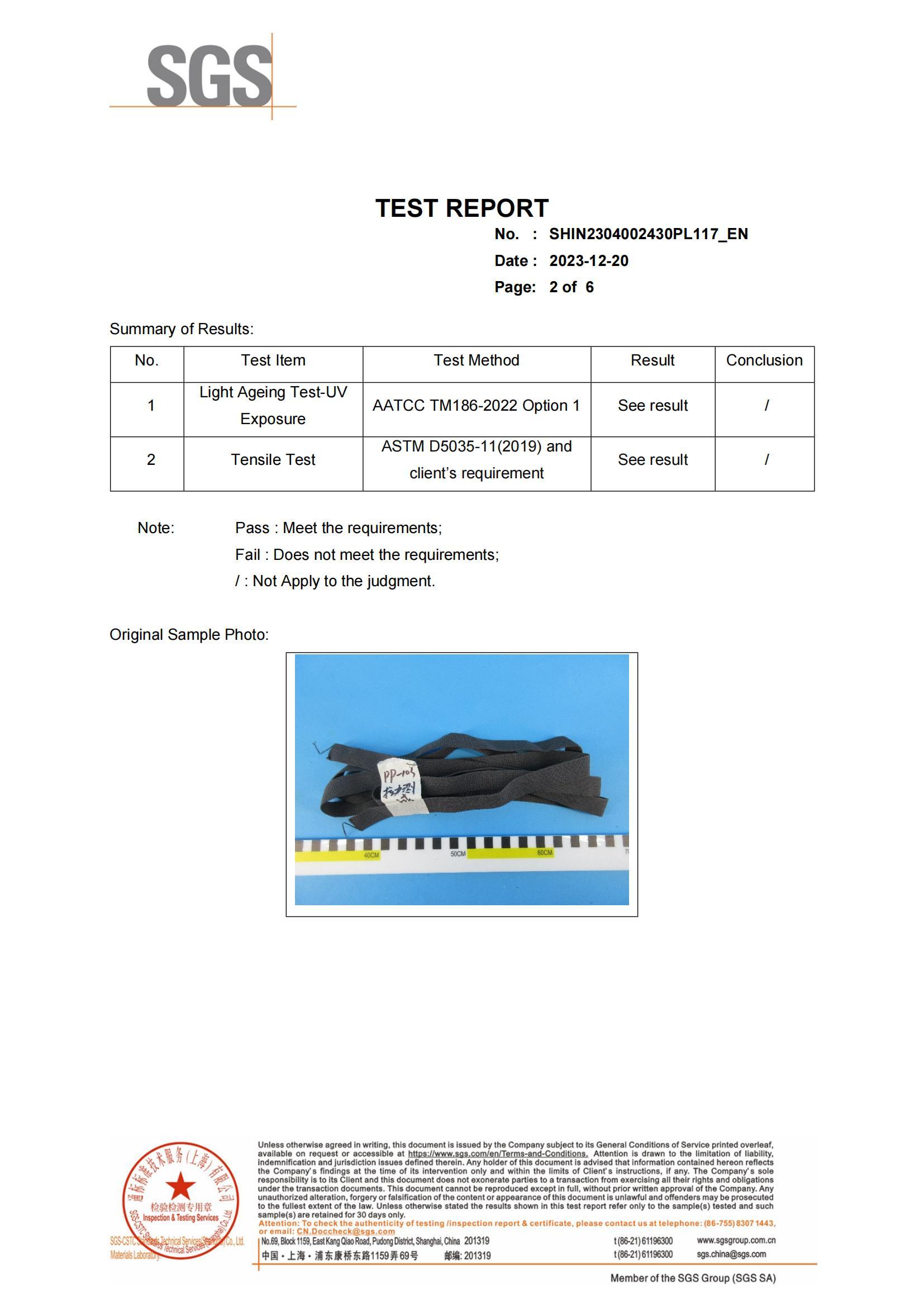 SGSCertificate