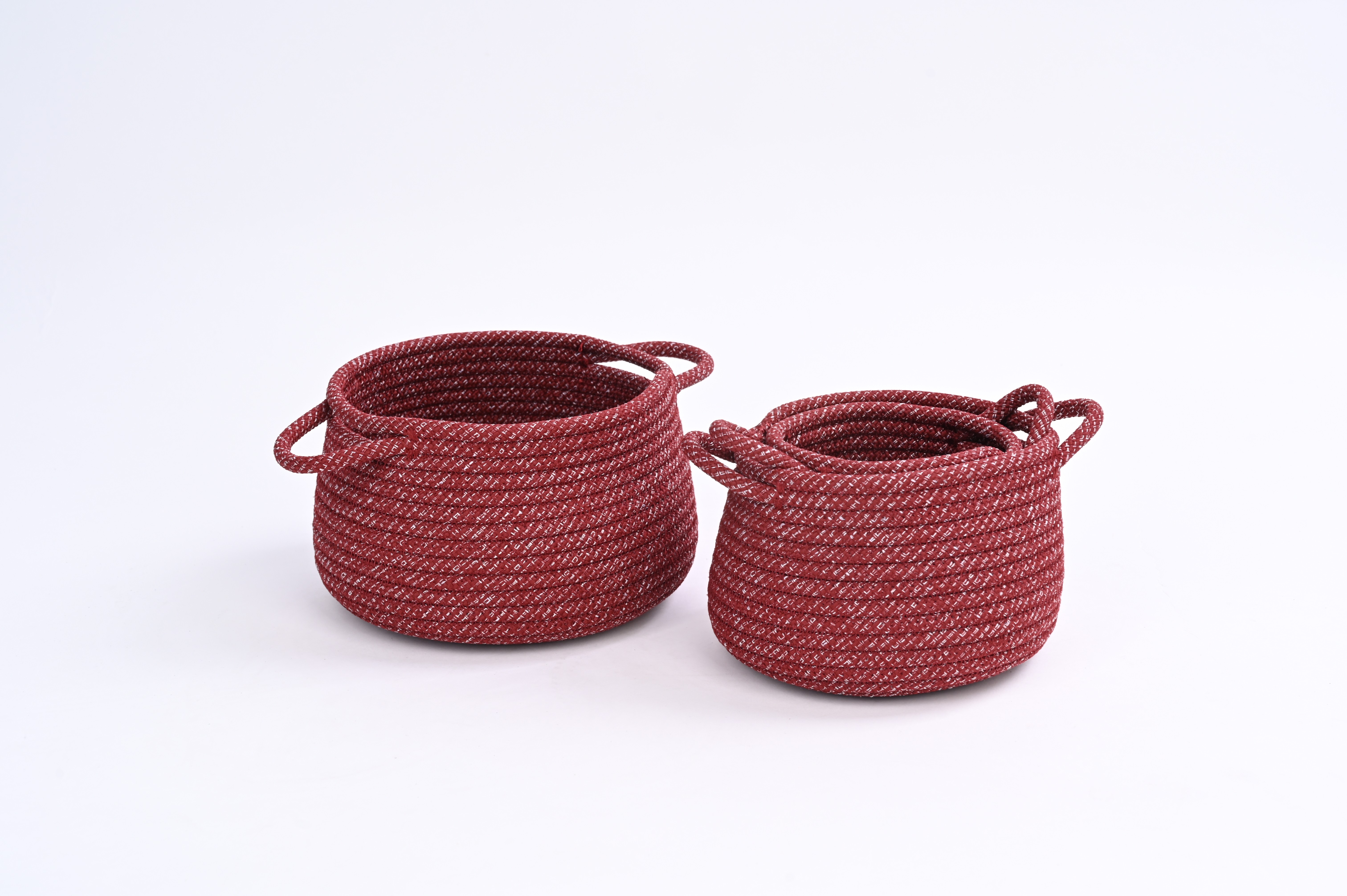 Contemporary Twist Polyester Webbing Vase