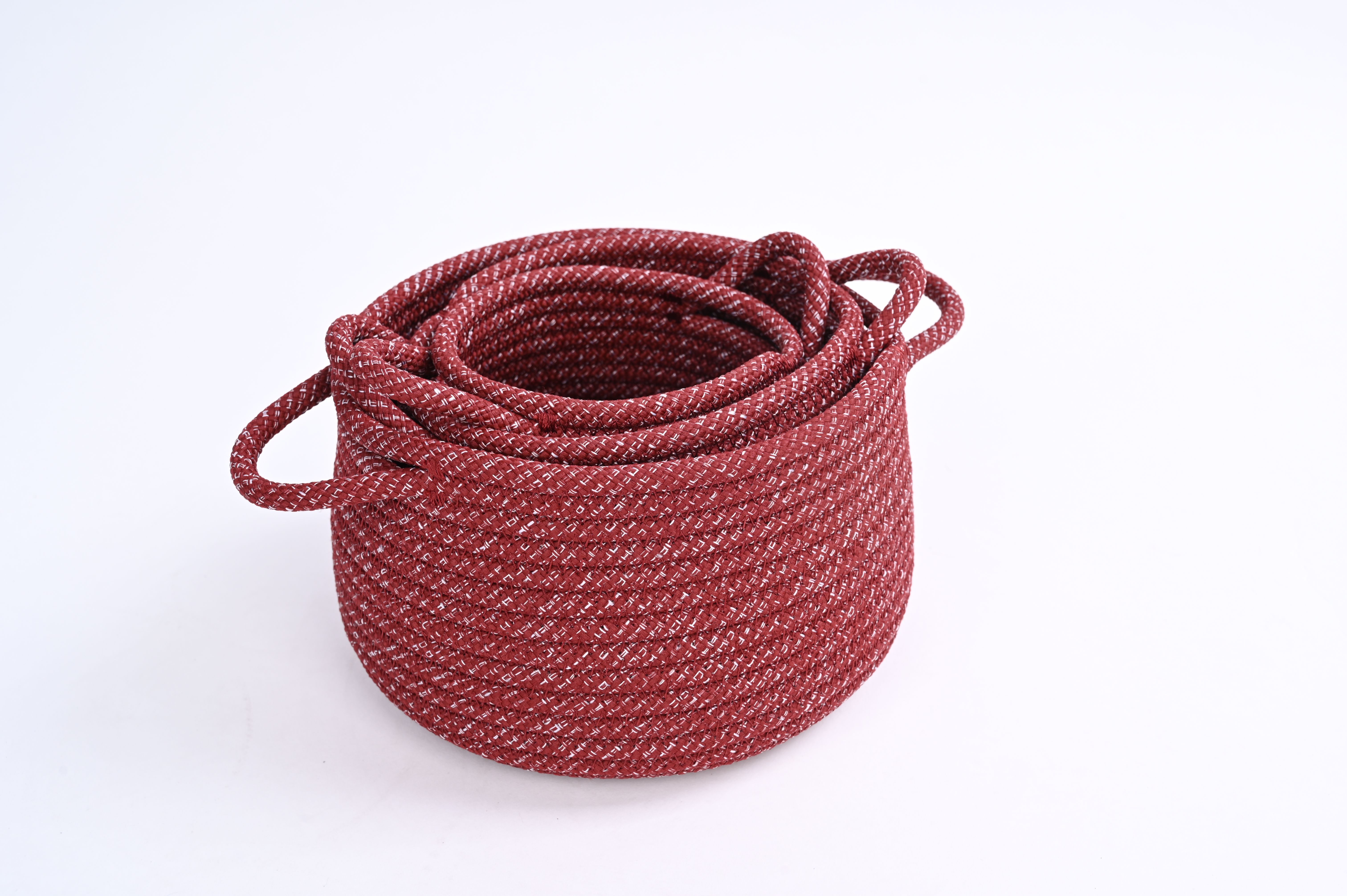 Contemporary Twist Polyester Webbing Vase Material Introduction