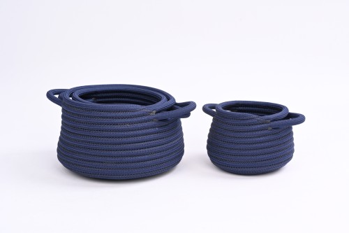 Wholesale Country Style Polyester Webbing Basket | Natural Texture | High Light Resistance | Storage Items | Supplier