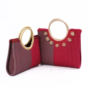 Wholesale elegant and gorgeous woven handbags | Personalized design | Waterproof | Large capacity | Shopping bags | Support OEM/ODM
