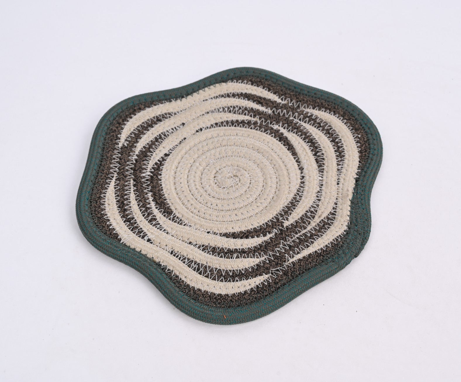 Openwork Polyester Cord Rug