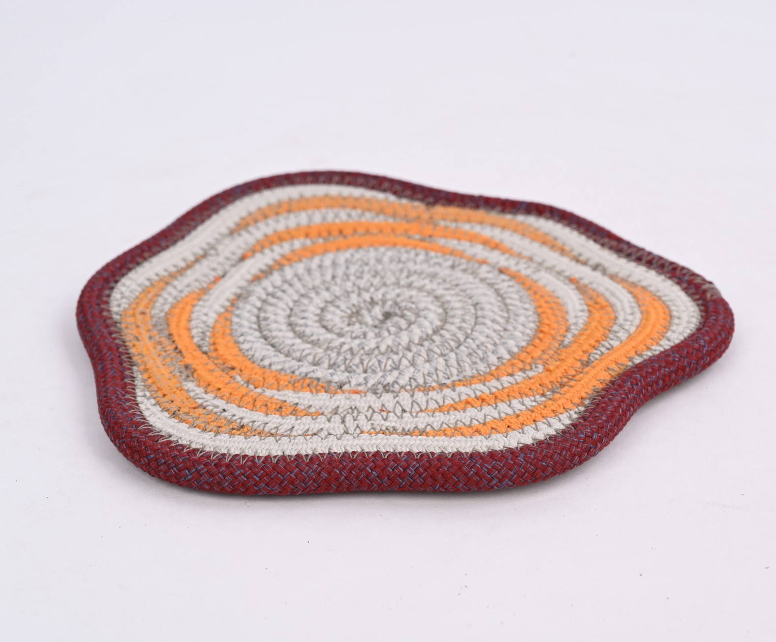 Openwork Polyester Cord Rug