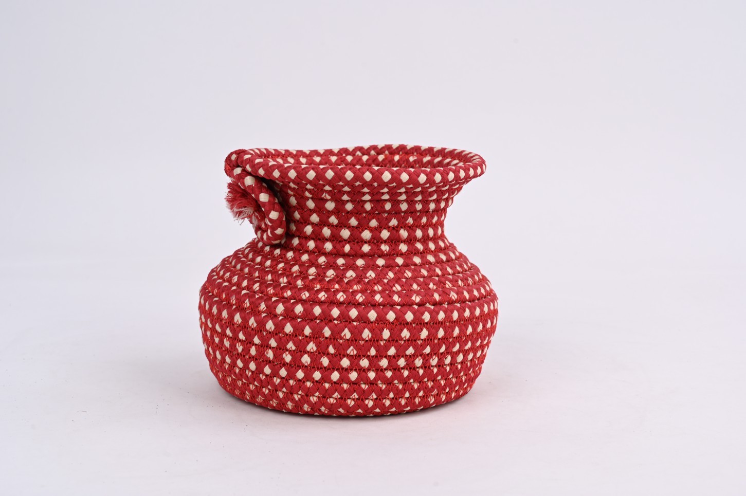 Weave Red Pottery Vases