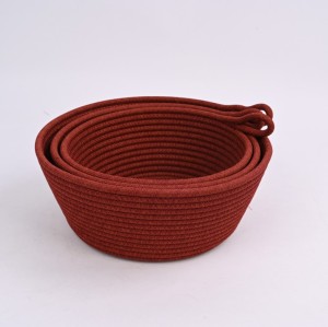 Woven Hollow Portable Storage Basket | Large Capacity Storage Basket | Polyester Material | Easy to Clean | Exporter