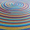 Customizable rainbow swirl rug | spiral shape | multiple colors | strong and durable | wholesale
