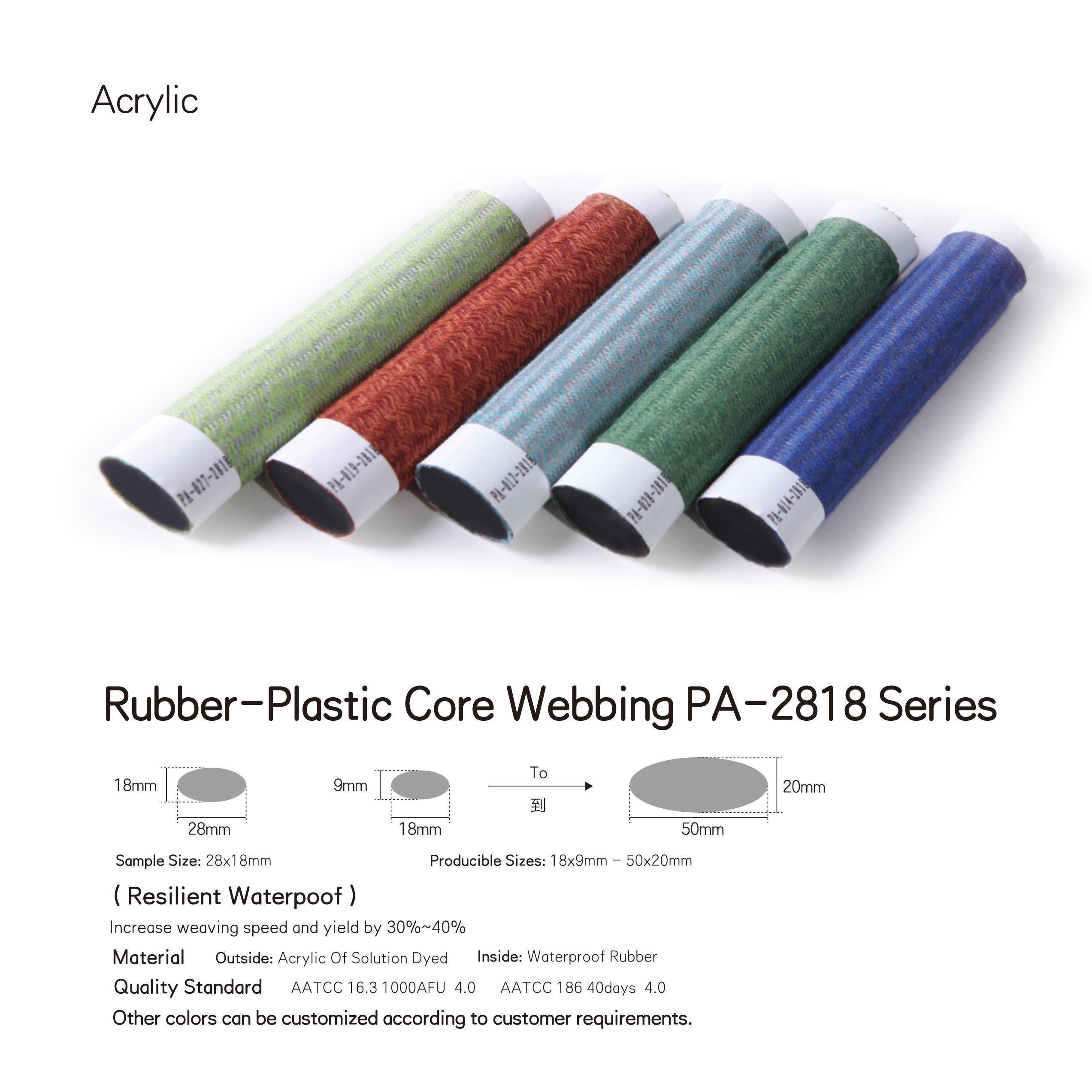 Rubber and Plastic Belt PA-2818 Series | Lightweight | Available in Various Colors