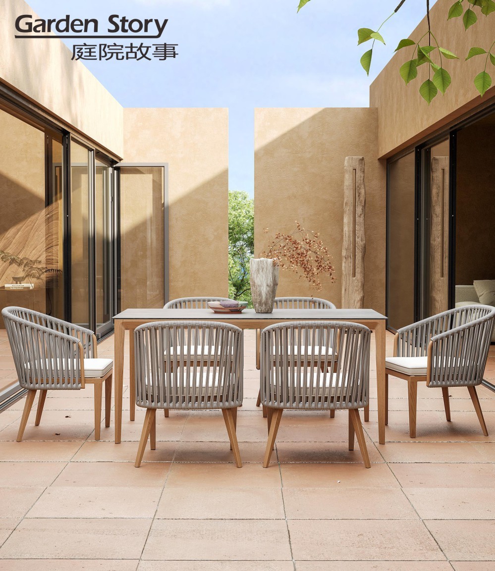 Introduction to rope woven material furniture