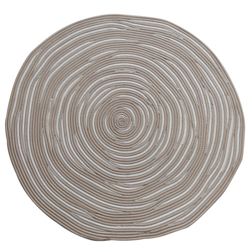Spiral Pattern Plain Rug