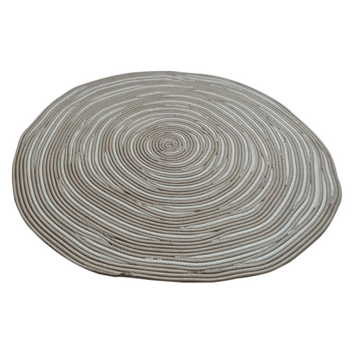 Spiral Pattern Plain Rug