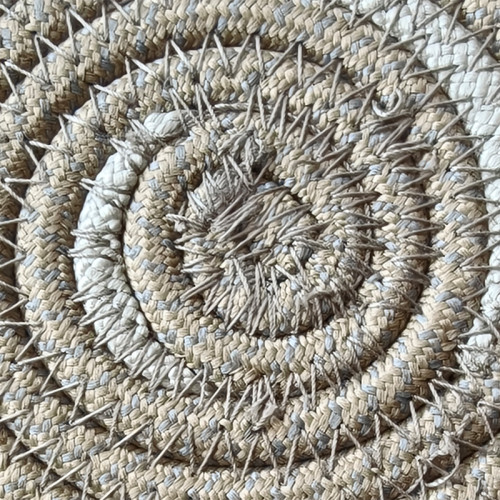 Spiral Pattern Plain Rug