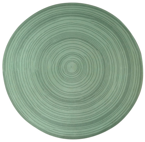 Green Vine Swirl-patterned Carpet
