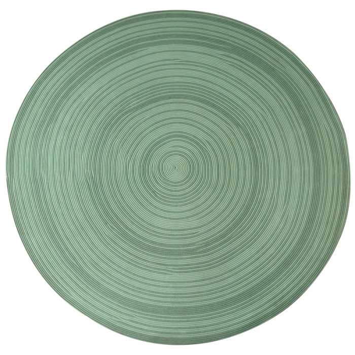 Green Vine Swirl-patterned Carpet