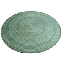 Green Vine Swirl-patterned Carpet