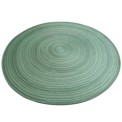 Green Vine Swirl-patterned Carpet