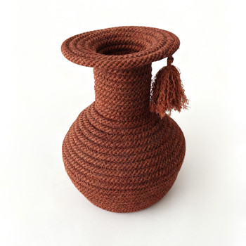 Wholesale Embroidered Elegant Polyester Ribbon Vase | Customizable in Multiple Styles | Antibacterial and Anti-mildew | Custom