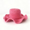 Custom Pink Rippled Polyester Hat | Waterproof & Moisture-Proof | Decoration | Supplier