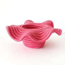Custom Pink Rippled Polyester Hat | Waterproof & Moisture-Proof | Decoration | Supplier