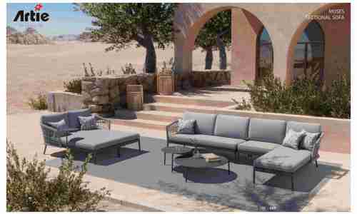 Outdoor Modern Style Carpet — Sustainable Elegance for Outdoor Living | Webbing Style