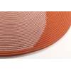 Orange patchwork rug