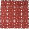 Coil Floral Rectangle Rope-Woven Carpet