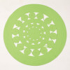 Fluorescent Swirl Round Rug