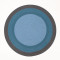 Gradient 3-Tone Round Outdoor Rug